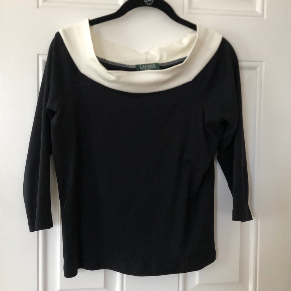 Black cropped top